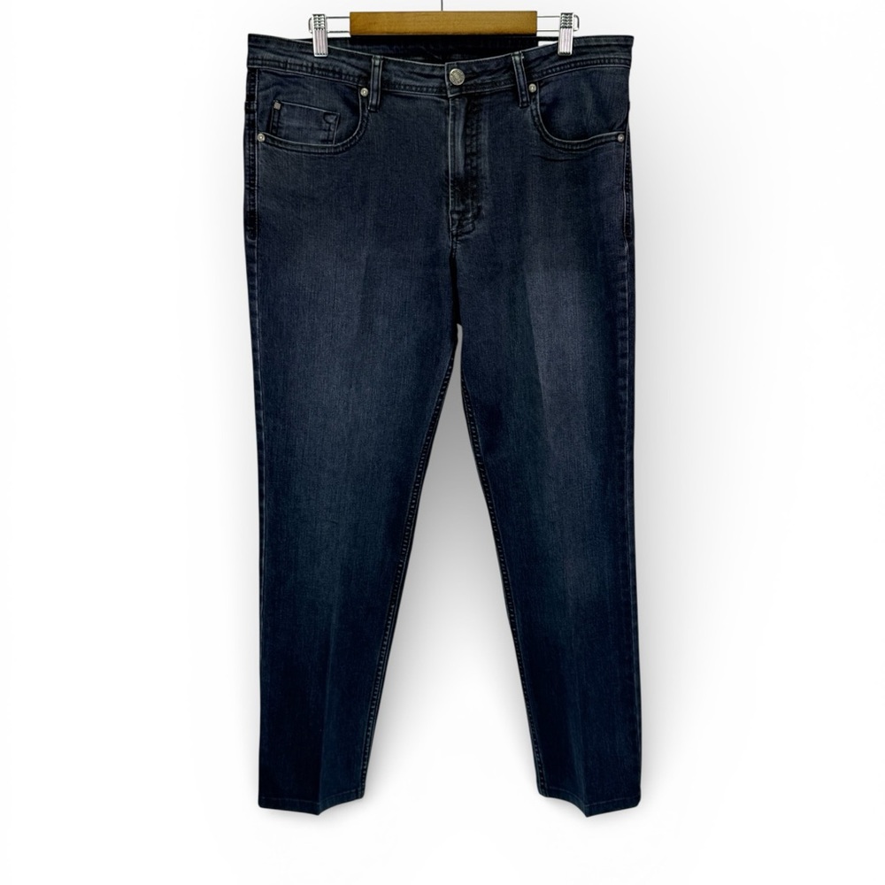 Buffalo David Bitton Men's Jackson Slim Straight Stretch Dark Blue Jeans‎ 36X34